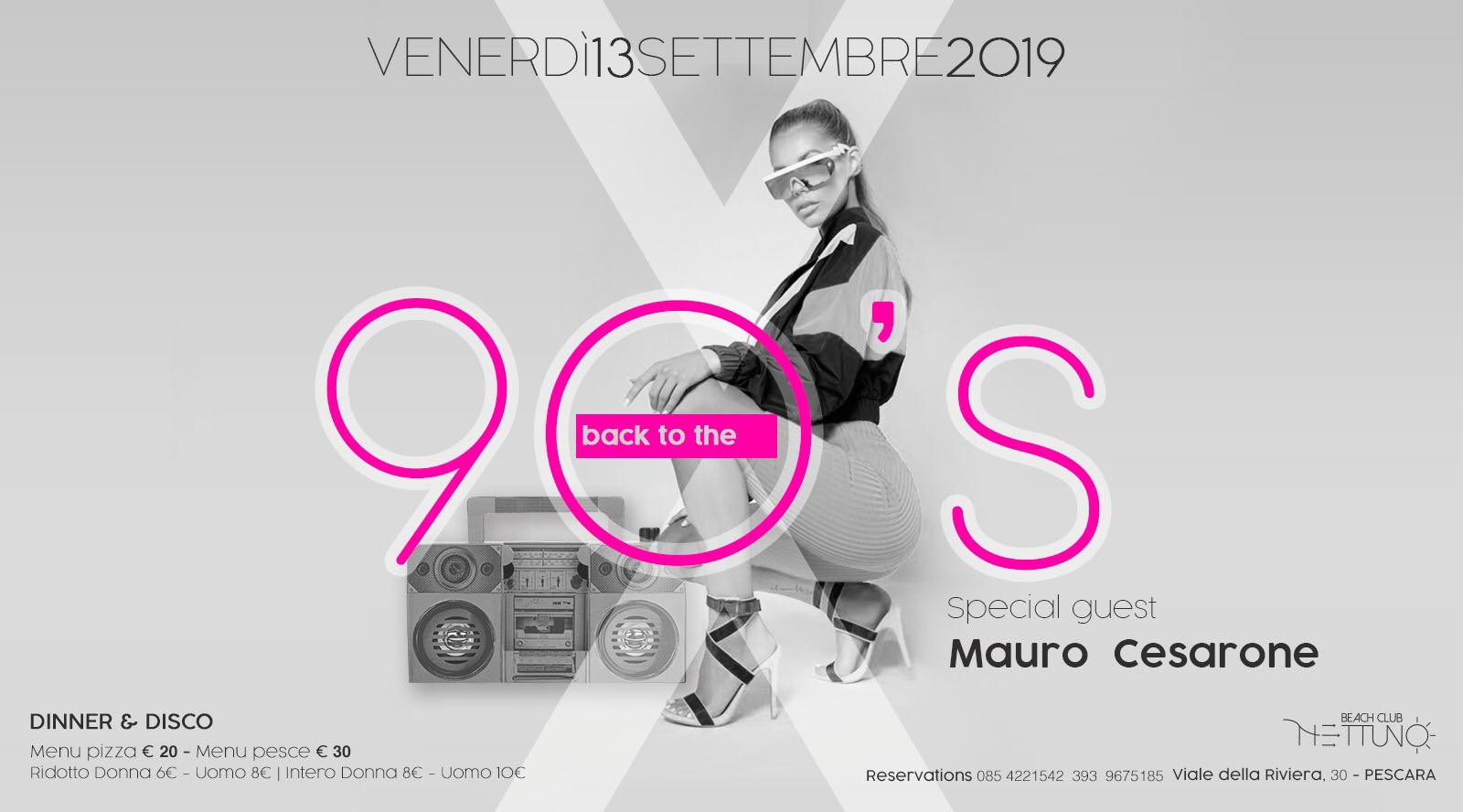 Nettuno Beach Club Pescara back to the 90s