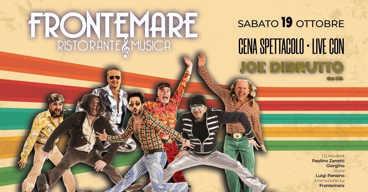 Frontemare Rimini Joe Dibrutto live e dj set