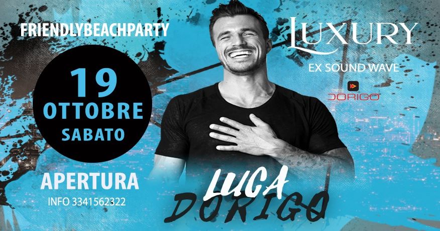 Luca Dorigo dj Luxury Club Porto San Giorgio