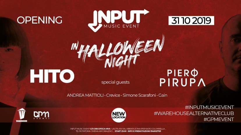 Halloween guest Hito e Pirupa Mya discoteca Colonnella