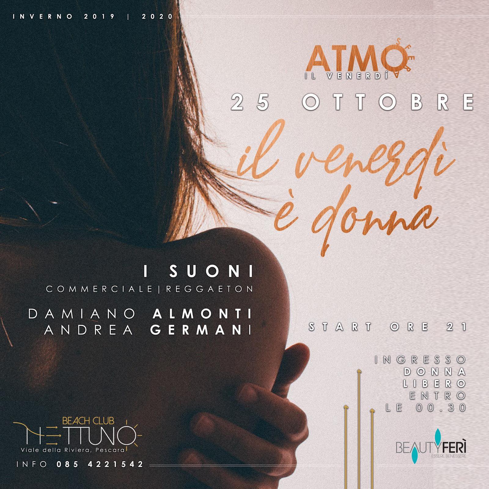 Il venerdì è donna Nettuno Beach Club Pescara