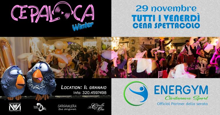 Energym party ristorante La Cipolla D'Oro Porto Potenza Picena