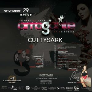 Giulio P guest dj Cutty Sark Pescara