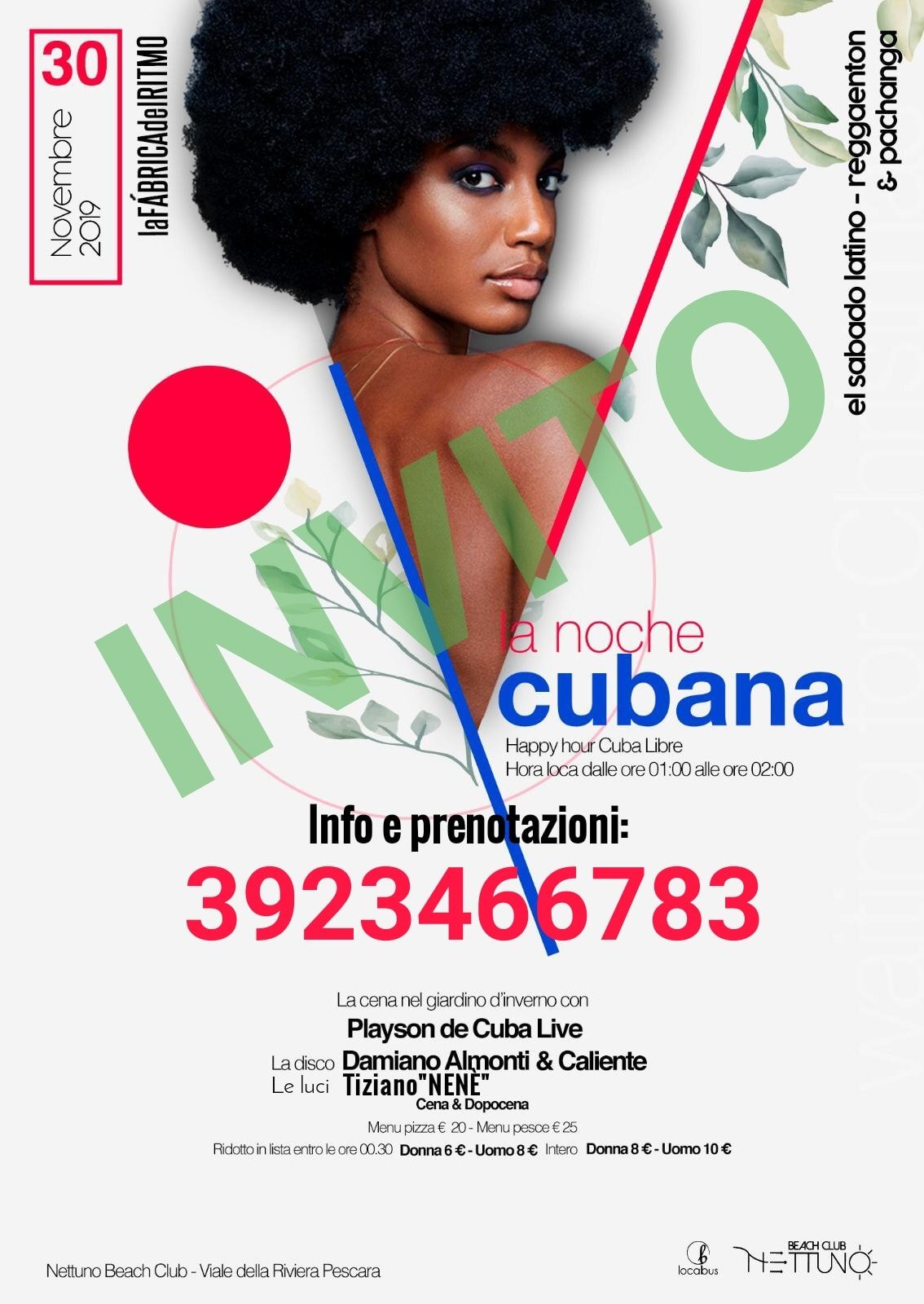 La noche cubana Nettuno Pescara