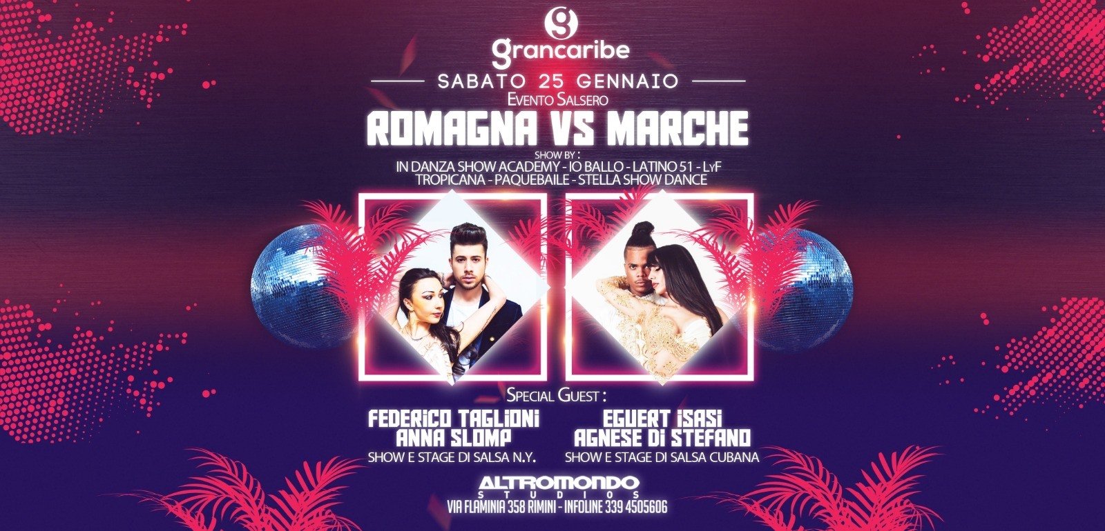 Romagna Vs Marche discoteca Altromondo Rimini