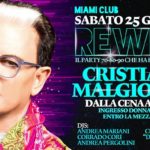 Cristiano Malgioglio al Rewind del Miami Club