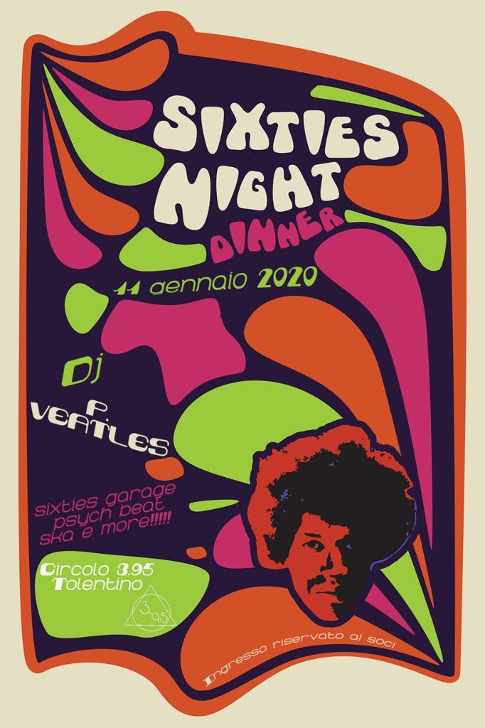 Sixties Night Circolo 3.95 Tolentino