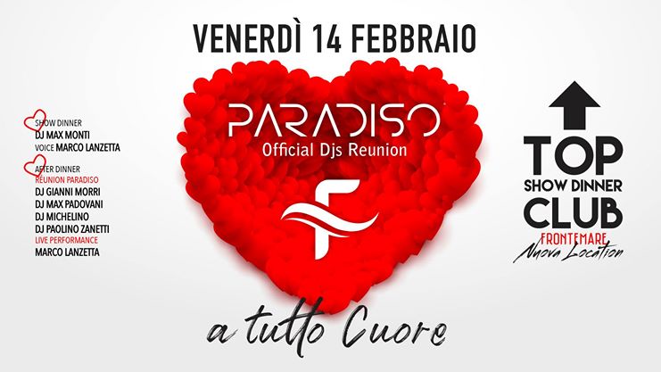 Paradiso official djs reunion Top Club by Frontemare Rimini