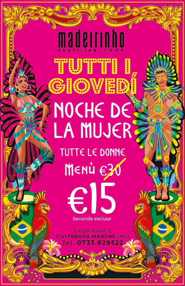 Noche De La Mujer Madeirinho Civitanova Marche