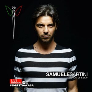 Samuele Sartini live streaming Facebook e Instagram Peter Pan Riccione