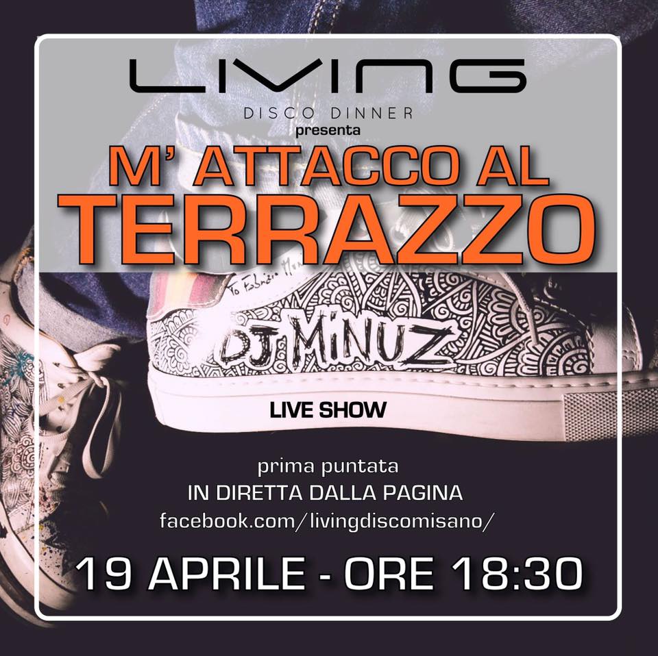 M'attacco al terrazzo Living Disco Dinner live streaming