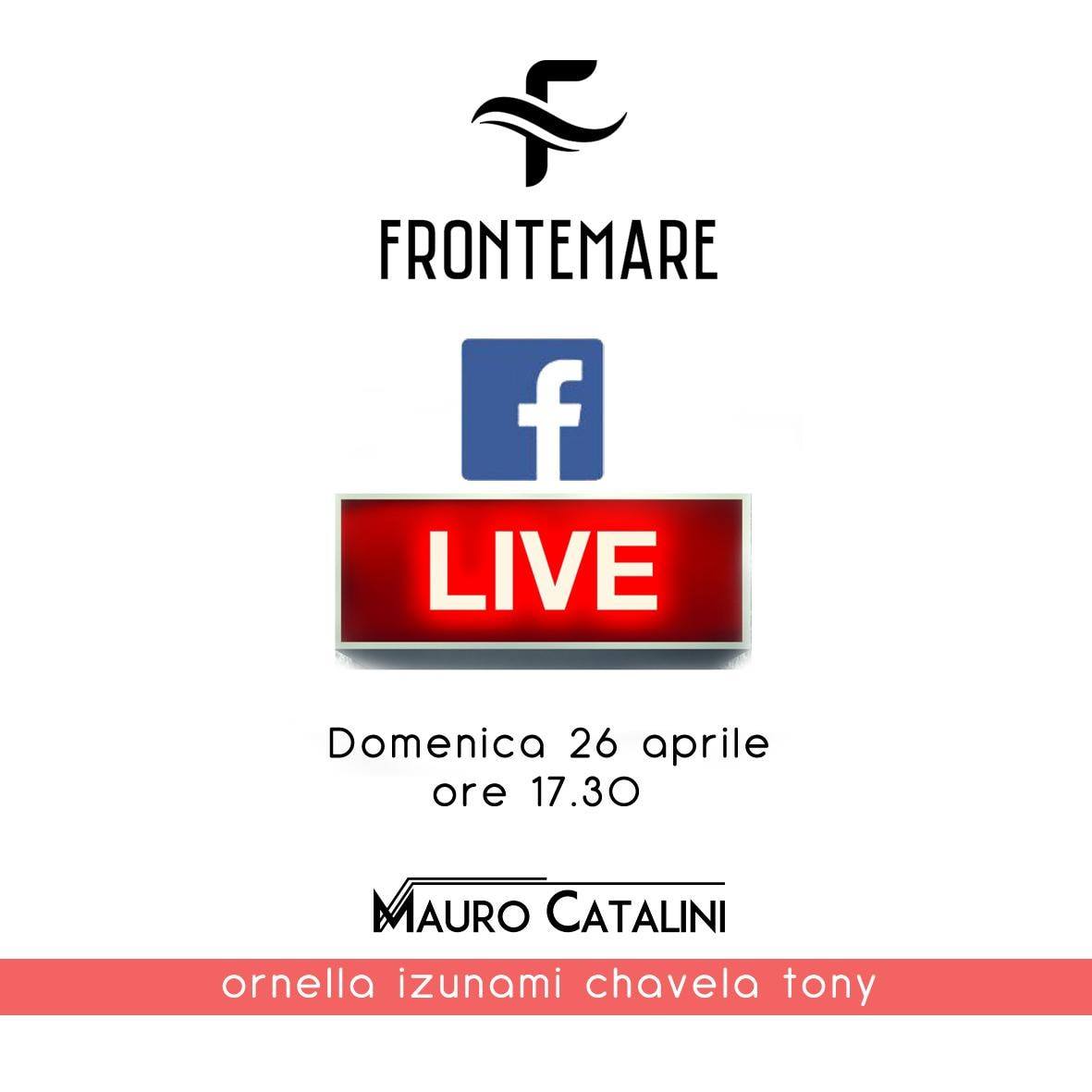 Mauro Catalini live streaming pagina Facebook Frontemare Rimini