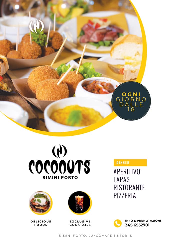 Coconuts Club Rimini, fine Giugno 2020, aperto tutte le notti