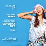 Veronika Key guest voice Living Disco Dinner Misano Adriatico