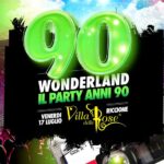 90 Wonderland alla Villa delle Rose