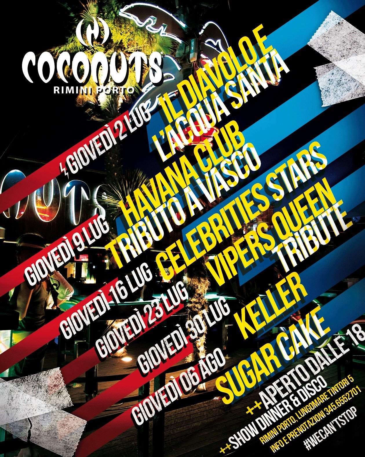 Coconuts Rimini, Vipers Queen Tribute