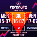 Djs Mauro Catalini, Rafael Nunez, Romoletto, e Danilo Rossini alla Discoteca Coconuts