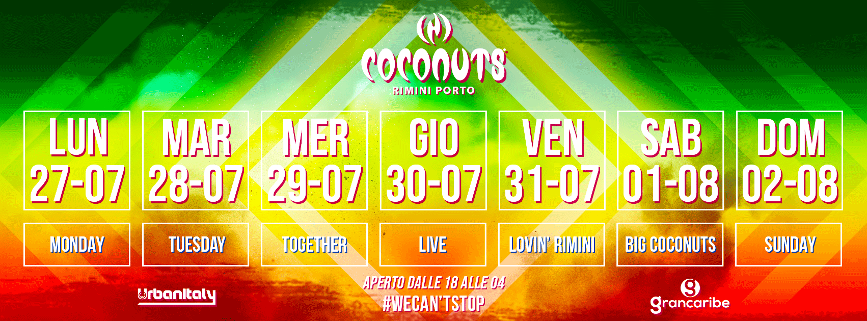 Mauro Catalini e Corrado Alunni al Coconuts di Rimini