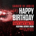 Happy Birthday Mamamia Senigallia, Ingresso omaggio entro le ore 00:30