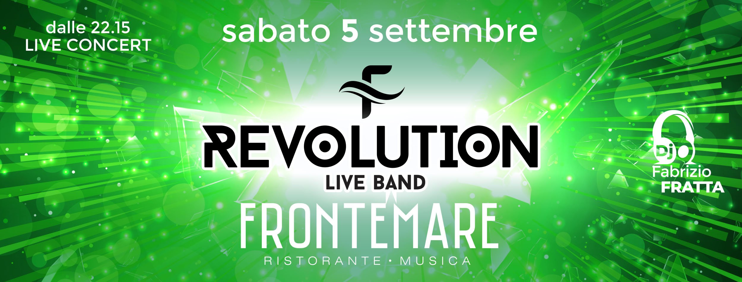 Discoteca Ristorante Frontemare Rimini, Revolution live band