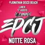 Notte Rosa al Jonathan Disco Beach di San Benedetto Del Tronto