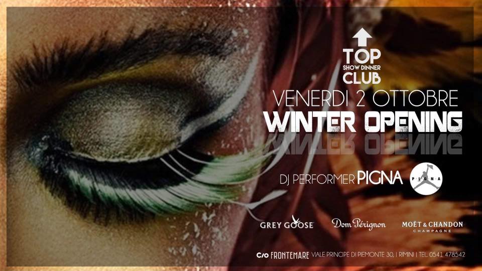 Discoteca Ristorante Frontemare Rimini, Opening Winter Season