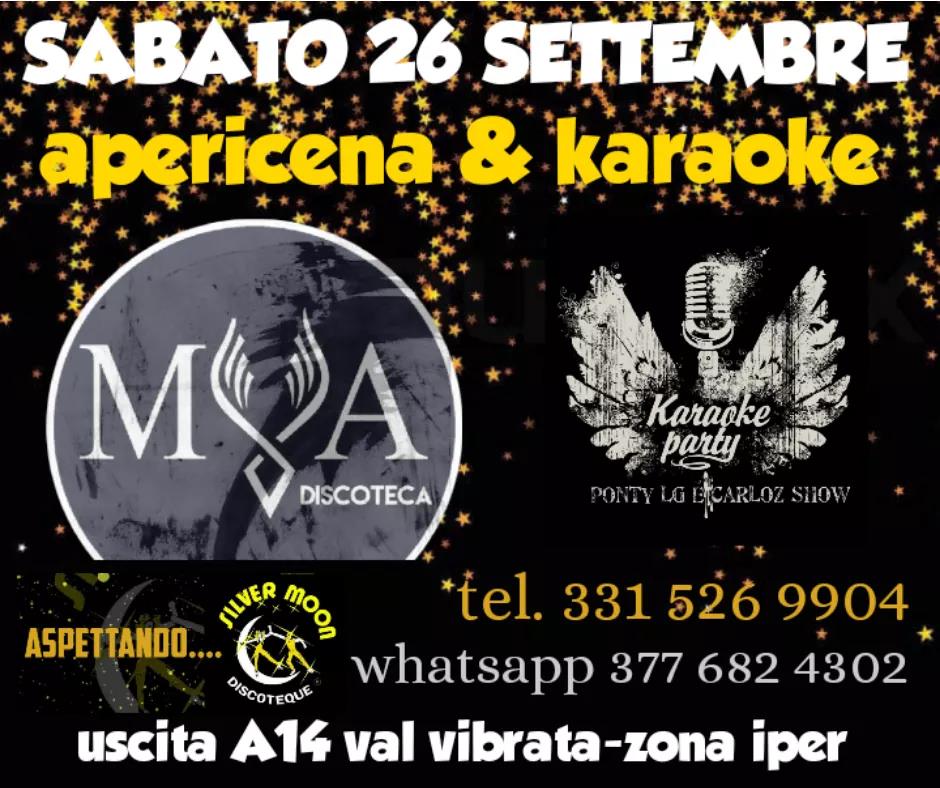 Mya Discoteca Colonnella, apericena e karaoke