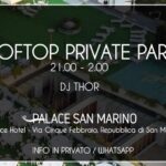 Rooftop Private Party Terrazza Palace Hotel San Marino