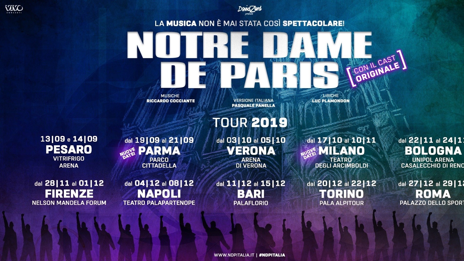 Pala Prometeo, Notre Dame de Paris Tour ultima data ad Ancona