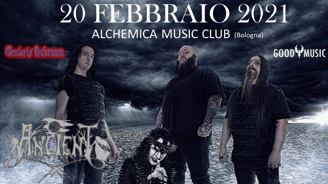 Ancient in concerto all'Alchemica music club di Bologna