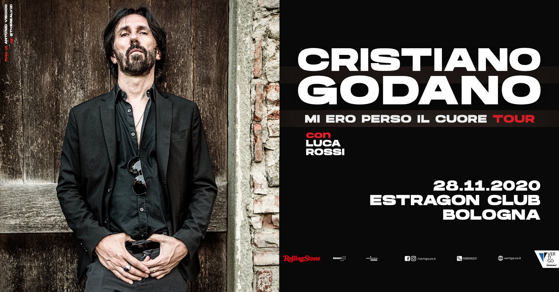 Estragon Club Bologna, Cristiano Godano Mi Ero Perso Il Cuore Tour