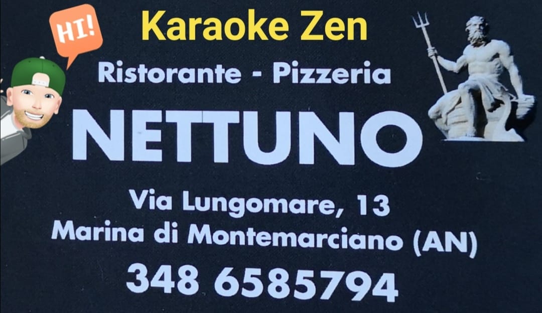 Ristorante pizzeria Nettuno Marina di Montemarciano, Karaoke Mad Music Zen