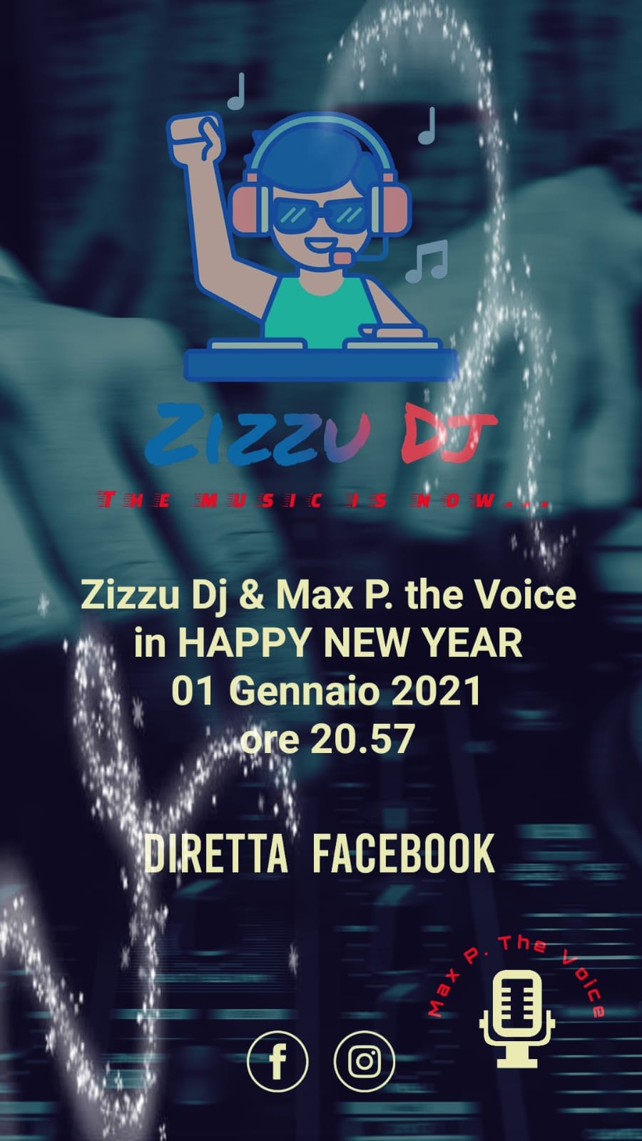 Capodanno 2021 Facebook live con Zizzu dj