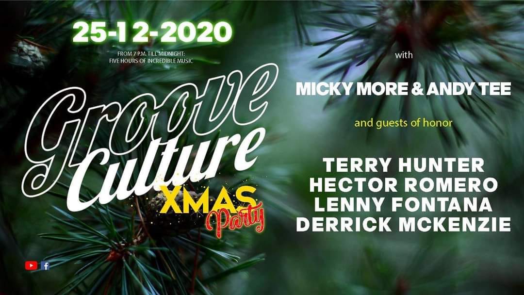 Groove Culture XMas Party, evento online su Youtube