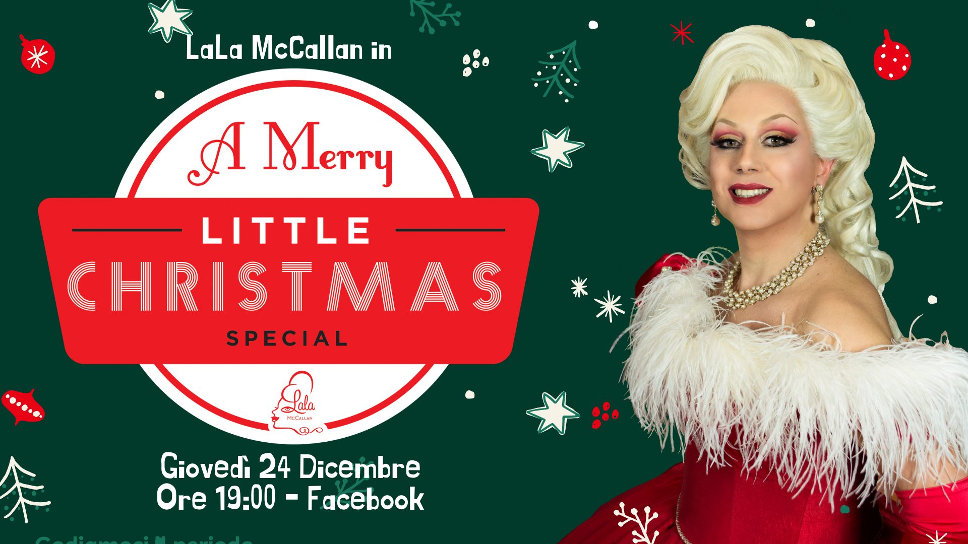 LaLa McCallan in A Merry Little Christmas Special live