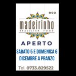Ristorante Madeirinho Civitanova Marche, Re Opening