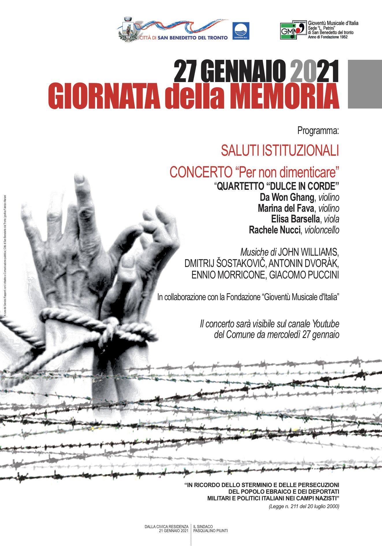 Concerto Per Non Dimenticare