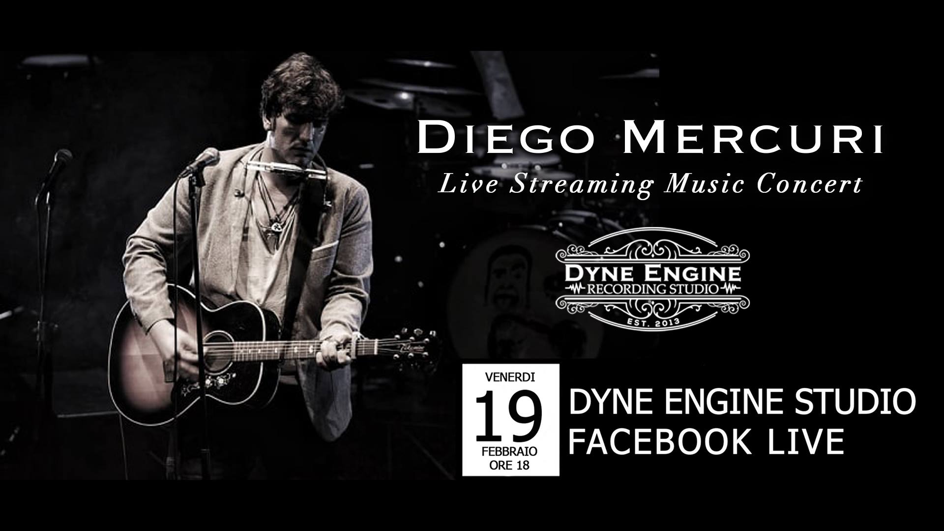 Diego Mercuri, Concerto Live Streaming