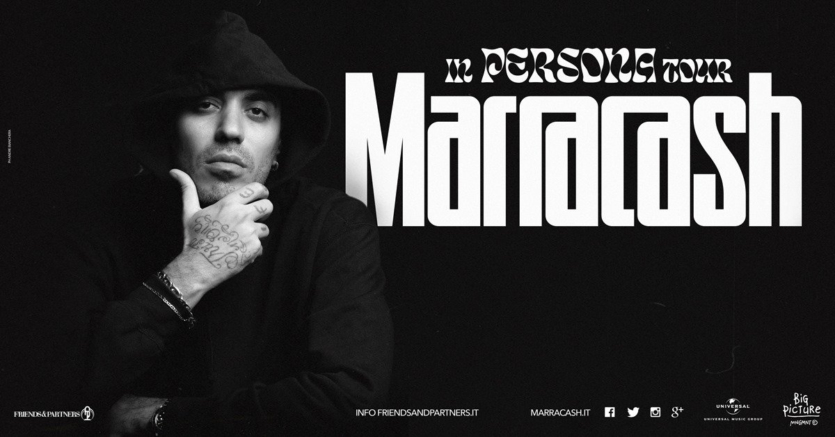 Marracash in concerto al Mediolanum Forum di Milano, terza data