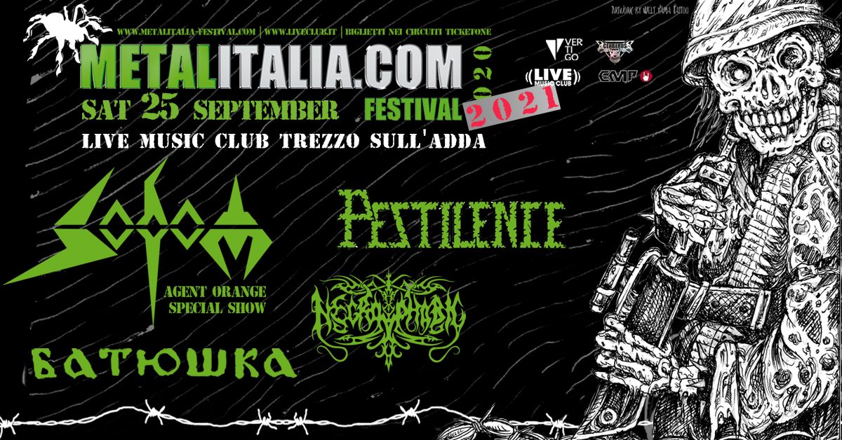 Metalitalia Festival 2021, Live Music Club Trezzo sull'Adda