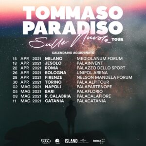 Tommaso Paradiso in concerto al Mediolanum Forum di Milano