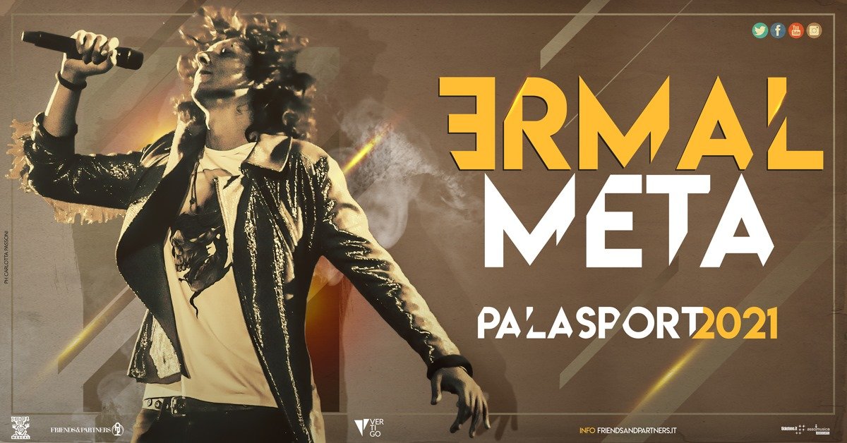 Ermal Meta in concerto all'Unipol Arena di Bologna