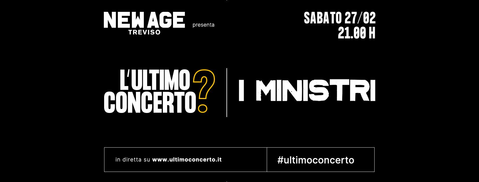 I Ministri, L'Ultimo Concerto? New Age Club di Treviso