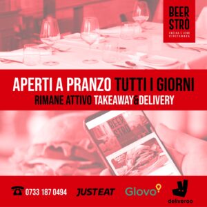 Ristorante Beer Strò Civitanova Marche, il pranzo in giallo