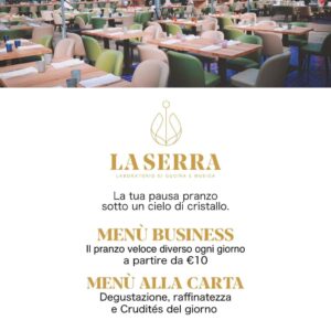 Ristorante La Serra, il pranzo nel tetto di cristallo di Civitanova