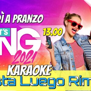 Terzo evento karaoke del 2021, Hasta Luego Rimini