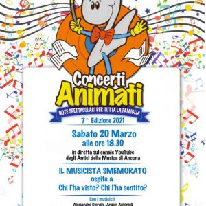 Concerto animato Ancona, evento online