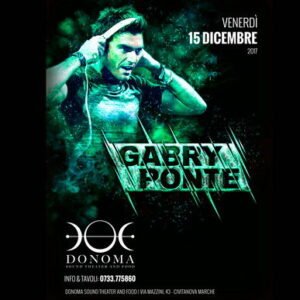 Gabry Ponte al Donoma