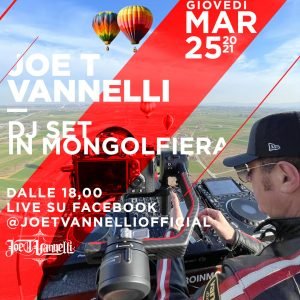 Joe T Vannelli in mongolfiera