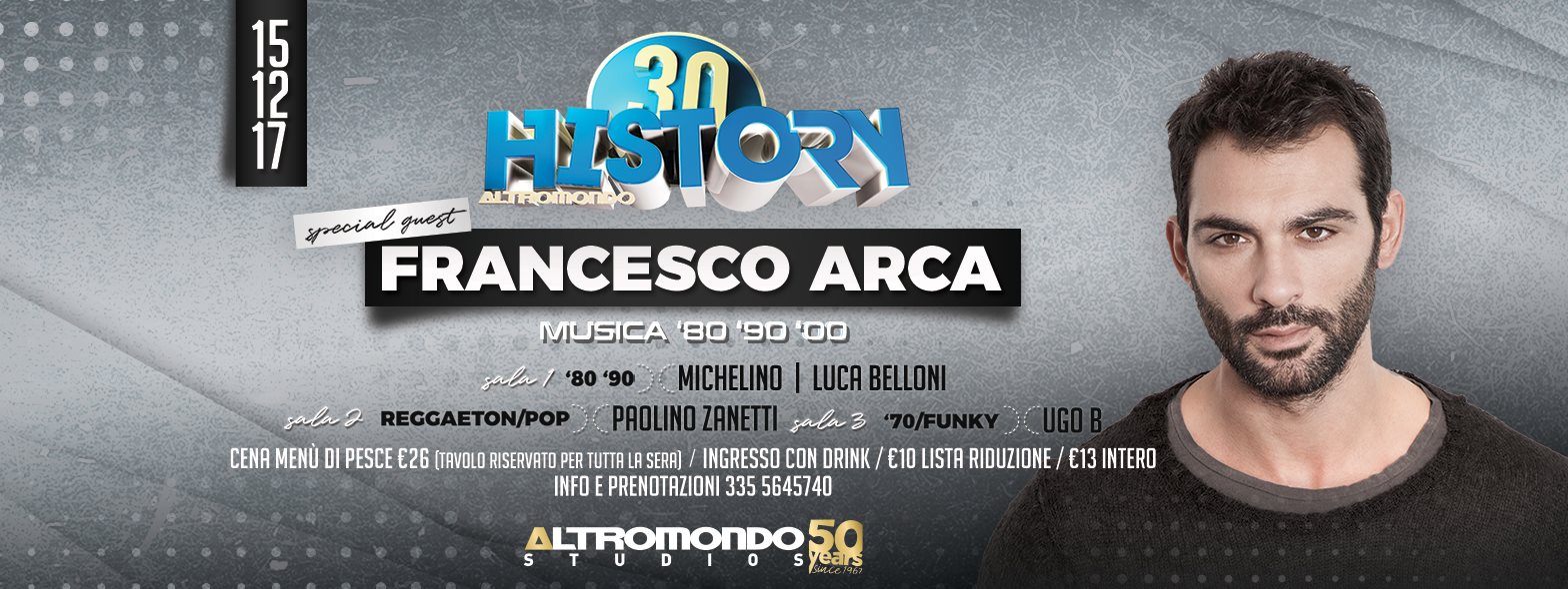 Francesco Arca alla Discoteca Altromondo